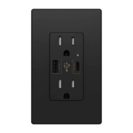 USB C outlet 4.8A Black