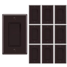 3 Way Light Switch Brown 10pack